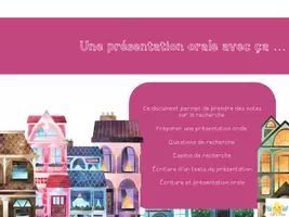 Aperçu - Préparation de séquence / Séquence complète - Une présentation orale avec ça ... les villes - Page de couverture