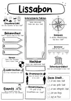 Vorschau - Arbeitsblätter - Lissabon Steckbrief - Stadt in Portugal (Deutsch) - Seite 1
