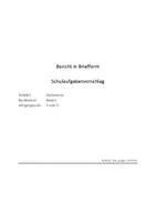 Vorschau - Test - Schulaufgabe Bericht_6. Jahrgangsstufe - Deckblatt