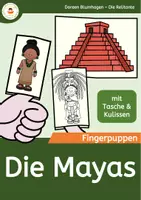 Vorschau - Mal- und Bastelvorlagen - Die Mayas - Fingerpuppen - Alltag in der Vergangenheit - Deckblatt