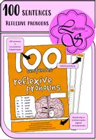 Vorschau - Arbeitsblätter - 100 sentences: reflexive pronouns - Deckblatt