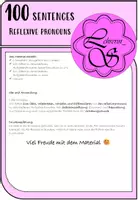 Vorschau - Arbeitsblätter - 100 sentences: reflexive pronouns - Seite 1