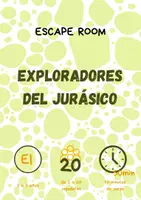 Vista previa - Juegos / Gamificación - ESCAPE ROOM EXPLORADORES DEL JURÁSICO - Portada