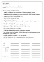 Vorschau - Arbeitsblätter - Logical / Leserätsel / Lesetraining Berge - Seite 1