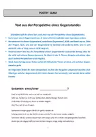 Vorschau - Arbeitsblätter - Lyrik (9, 10): Poetry Slam - Perspektive eines Klassenraums - Seite 3