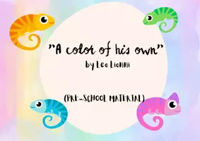 Vista previa - Unidades / Secuencias / Situaciones de Aprendizaje - A COLOR OF HIS OWN: Preschool Material - Portada