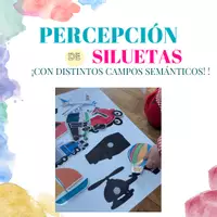 Vista previa - Juegos / Gamificación - Parejas de siluetas: desarrollo de la percepción visual, memoria y vocabulario - Portada