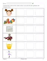Aperçu - Cartes d'exercices - Compte les syllabes - son j - Page 2