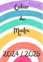 Aperçu - Outils du professeur - Page GARDE Cahier de la maitresse 2024 2025 - Page 2