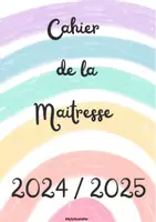 Aperçu - Outils du professeur - 2024 2025 Cahier de la maitresse : Page de Garde - Page de couverture