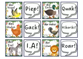 Vorschau - Spiele - Tiergeräusche / Tierlaute - u.a. Alphabetisierung - Seite 2