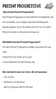 Vorschau - Arbeitsblätter - Present Progressive (3x differenziert) - Seite 1