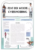 Vorschau - Unterrichtsreihen - Cybermobbing - Text der Woche (Sachtext) - Deckblatt
