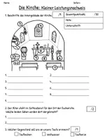 Vorschau - Arbeitsblätter - Kleiner Leistungsnachweis: Die Kirche - Seite 3