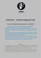 Vorschau - Arbeitsblätter - Materialpaket "Poetry Slam": kreativer Umgang mit Lyrik = Texte aus der Perspektive eines Gegenstandes - Seite 1