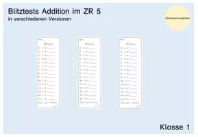 Vorschau - Test - Blitztest_Mathe_Addition_ZR5 - Deckblatt