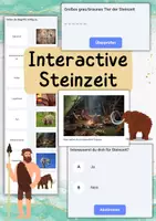 Vorschau - Unterrichtsreihen - Materialpaket - Steinzeit XXL Paket Wortschatzpaket - DaZ/DaF, Deutsch, Sachunterricht (Grundschule) - Seite 2