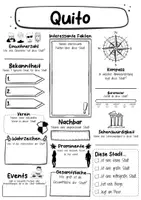 Vorschau - Arbeitsblätter - Quito Steckbrief - Hauptstadt in Ecuador (Deutsch) - Seite 1