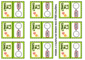 Vista previa - Juegos / Gamificación - Practicamos las horas: juego de tablero - página 2