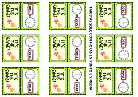 Vista previa - Juegos / Gamificación - Practicamos las horas: juego de tablero - página 3