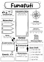 Vorschau - Arbeitsblätter - Funafuti Steckbrief - Hauptstadt in Tuvalu (Deutsch) - Seite 1
