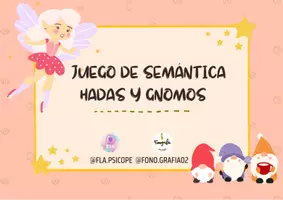 Vista previa - Juegos / Gamificación - Hadas y Gnomos: semántica (Junto a @fla.psicope) - página 1