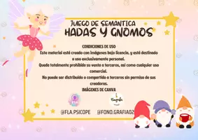 Vista previa - Juegos / Gamificación - Hadas y Gnomos: semántica (Junto a @fla.psicope) - página 2