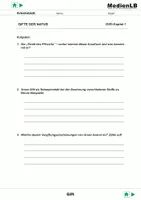 Vorschau - Arbeitsblätter - Gift - Arbeitsblätter und Testaufgaben mit Lösungen - Deckblatt