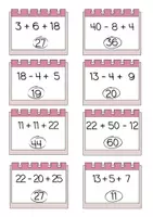 Vorschau - Spiele - Mathe Bingo 100 Aufgabenkarten + 40 Bingofelder - Seite 1