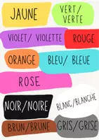Vorschau - Poster - Les couleurs Unité 5 - Deckblatt