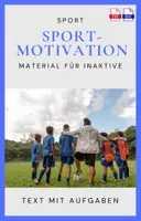 Vorschau - Arbeitsblätter - Material für Inaktive - Sportmotivation - Text mit Aufgaben - Deckblatt