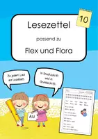 Vorschau - Arbeitsblätter - Leseblatt 10 - passend zu Flex und Flora - Laut AU - Lesezettel - Deckblatt