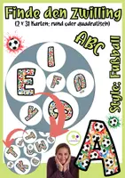 Vorschau - Spiele - Alphabet Fußball | Finde den Zwilling | ABC Spiel - Deckblatt
