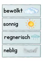 Vorschau - Poster - Karten Wetter und Wochentage inkl. DaZ-Farbmarkierung - Seite 3