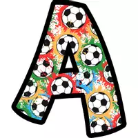 Vorschau - Bildkarten - Clipart Alphabet Fußball | ABC Cliparts | kommerziell - Seite 2