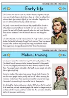 Vorschau - Bildkarten - Che Guevara - Knowledge card index - Famous personalities (English) - Seite 1