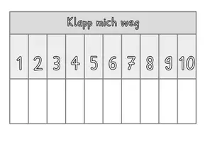 Vorschau - Spiele - Klapp mich weg - Würfelspiel für 1. Klasse und Kindergarten - Seite 3
