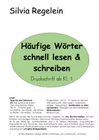 Vorschau - Arbeitsblätter - Druckschrift-Paket zum Grundwortschatz, ab Kl. 1 - Deckblatt