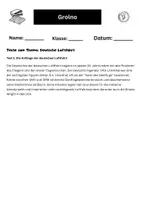 Vorschau - Arbeitsblätter - Geschichte der deutschen Luftfahrt: Entwicklung, Innovationen, Herausforderungen - Seite 1