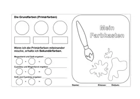 Vorschau - Arbeitsblätter - Der Farbkasten - Ein kleines Heft zur Einführung - Seite 2