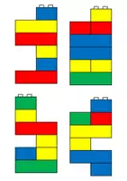 Vorschau - Bildkarten - DUPLO® Vorlagen bunt in 2 Schwierigkeitsstufen - Seite 1
