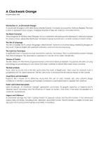 forhåndsvisning - A Clockwork Orange (Arbeidsark til filmen på engelsk) - side 1