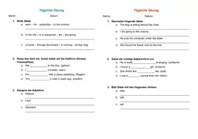 Vorschau - Test - Englisch Sammlung Tägliche Übungen - Seite 1