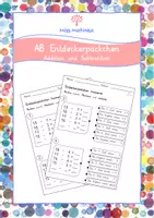 Vorschau - Arbeitsblätter - Entdeckerpäckchen Addition Subtraktion AB - Deckblatt