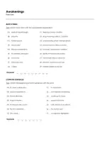 forhåndsvisning - Awakenings (Arbeidsark til filmen på engelsk) - side 1