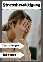Vorschau - Arbeitsblätter - Stressbewältigung: Strategien für ein gesünderes Leben - Deckblatt