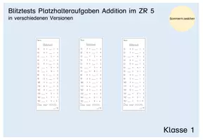 Vorschau - Test - Blitztest_Mathe_Platzhalteraufgaben Addition_ZR5 - Deckblatt