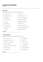 forhåndsvisning - He Named Me Malala (Arbeidsark til filmen på engelsk) - side 1