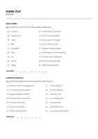 forhåndsvisning - Inside Out (Arbeidsark til filmen på engelsk) - side 1