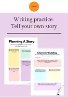 Vorschau - Arbeitsblätter - Writing Practice: Tell your own story - Deckblatt